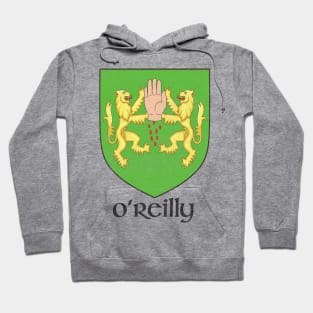 O'Reilly / Faded Style Family Crest Design Hoodie